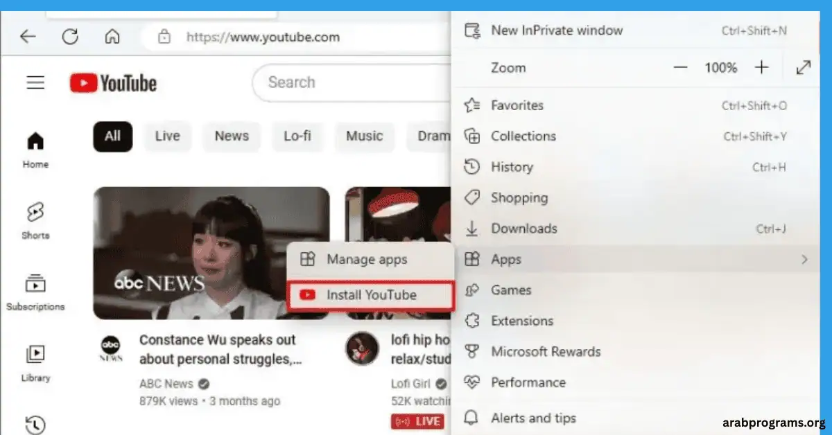تحميل YouTube للكمبيوتر
