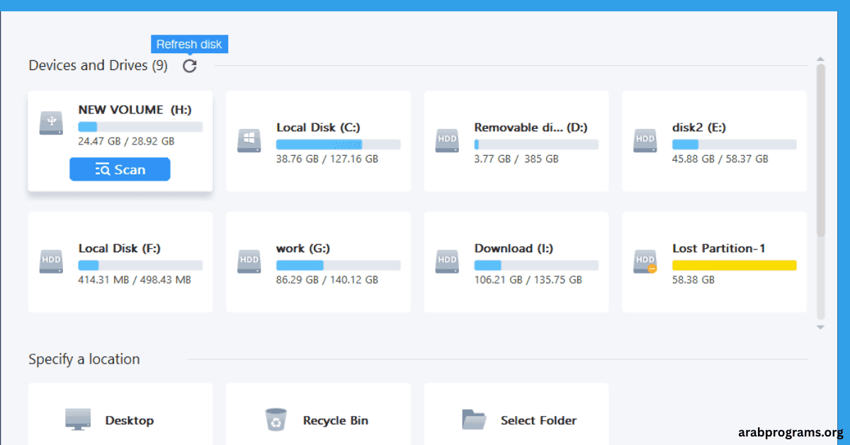 سيريال تفعيل برنامج easeus data recovery wizard