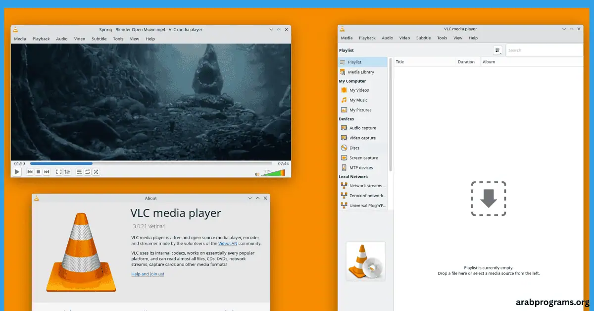 تحميل برنامج vlc للكمبيوتر من ميديا فاير