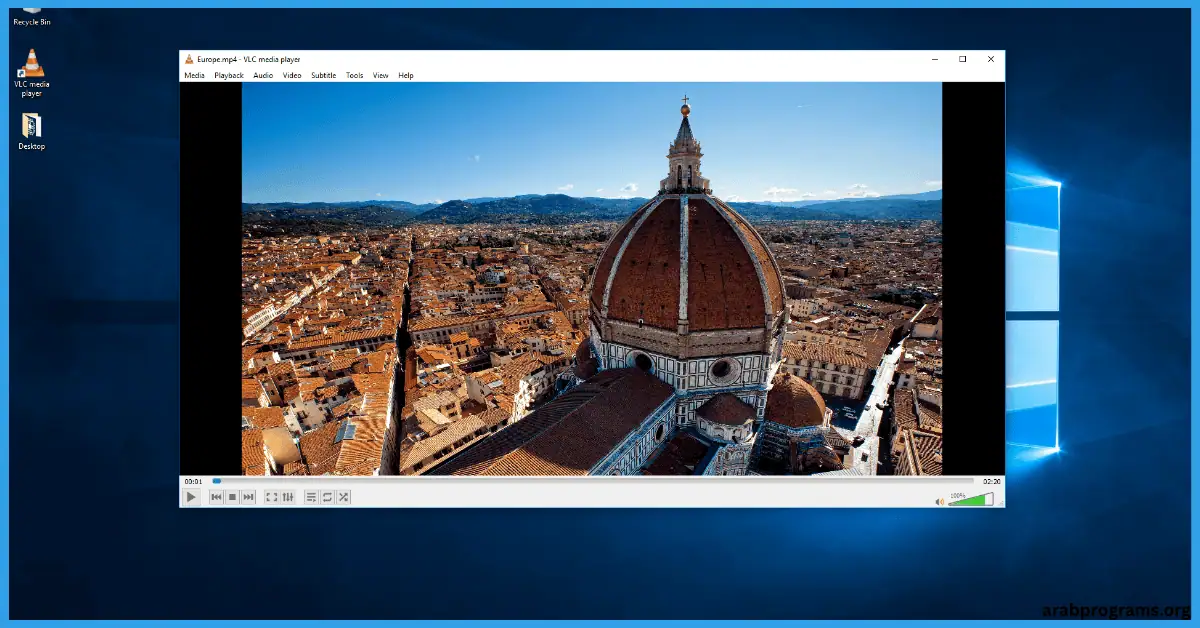 تحميل برنامج vlc للكمبيوتر من ميديا فاير